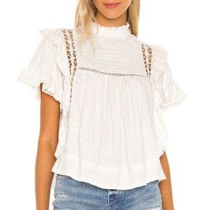 Le Femme Tee White Free People Small